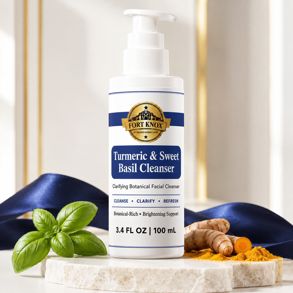 Turmeric & Sweet Basil Clarifying Cleanser